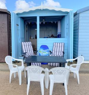 photo 8 of Beach hut 228 low wall  for hire Frinton-on-Sea